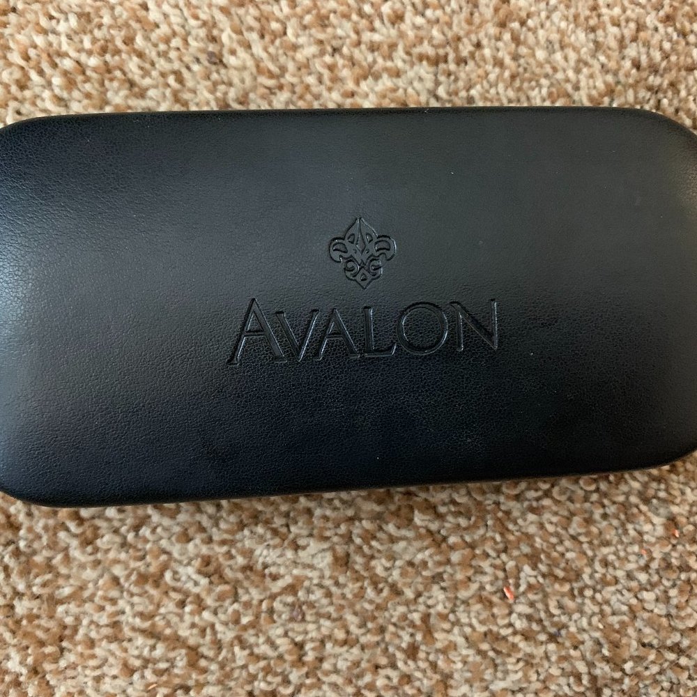 Avalon black HARD eye-glasses CASE